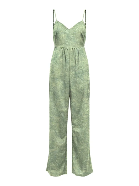 Only   ONLNOVA LIFE VIS MALI JUMPSUIT AOP Kadın Yeşil Tulum - 15352529 ürün görseli 1
