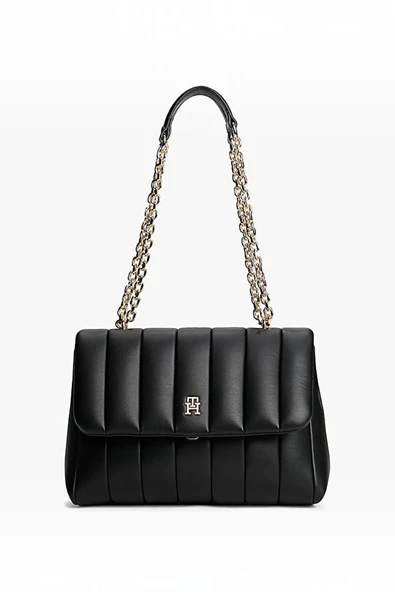 Tommy Hilfiger   TH GRACE MED CROSSOVER Kadın Siyah Çanta - AW0AW17669 ürün görseli 1
