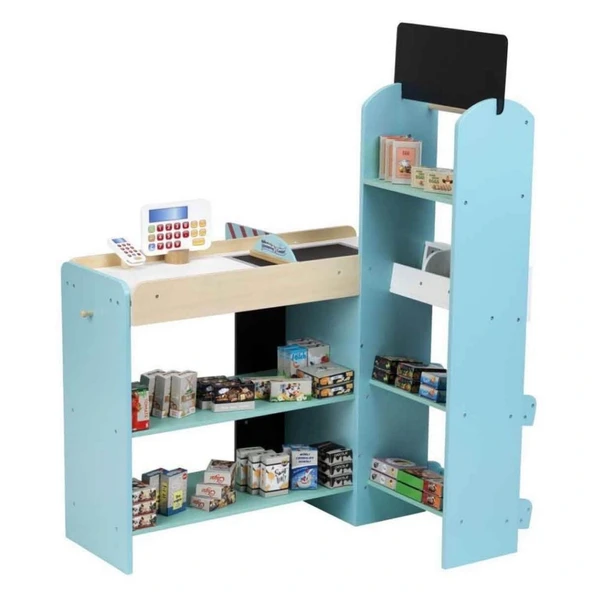 Ahşap Süpermarket Oyun Seti - Resim 2
