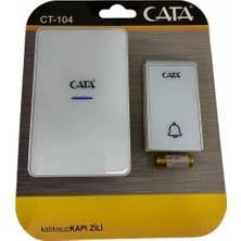 Cata Uzaktan Kumandalı Zil CT-104 Lüx Model LED Işıklı BEYAZ ürün görseli 1