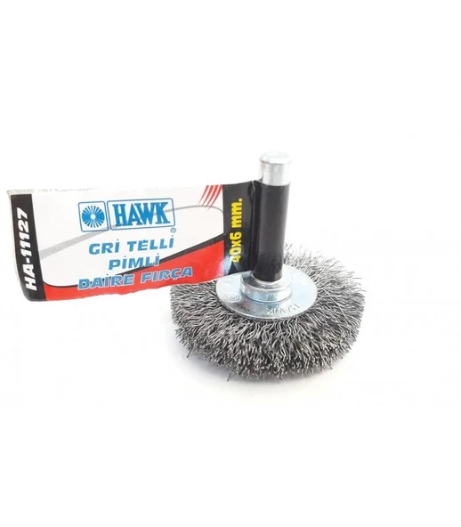 Hawk HA11127 Pimli Gri Tel Daire Fırça 40x6 mm ürün görseli 1