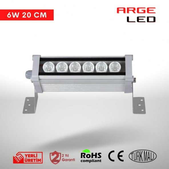 Arge Led Kırmızı Wallwasher Duvar Boyama 20 Cm ürün görseli 1