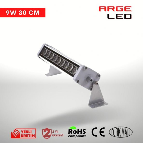Arge Led Mavi Wallwasher Duvar Boyama 30 Cm - Resim 2