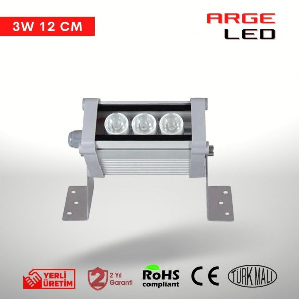 Arge Led 6500K Soğuk Beyaz Wallwasher Duvar Boyama 12 Cm ürün görseli 1