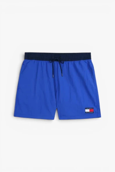 Tommy Hilfiger   MEDIUM DRAWSTRING Erkek Mavi Deniz Şortu - UM0UM03455 - Resim 5