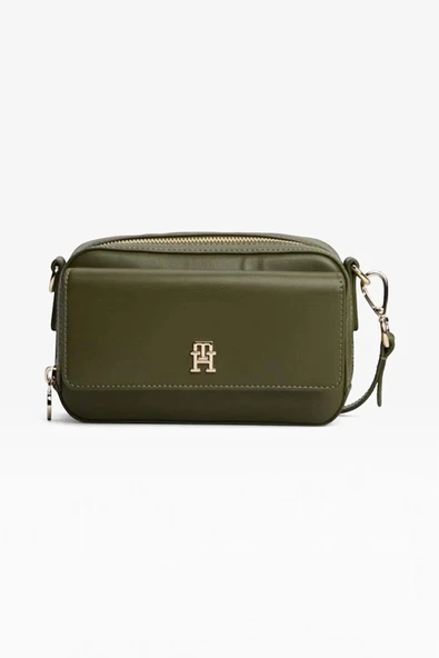 Tommy Hilfiger   TH ICON CAMERA BAG Kadın Yeşil Çanta - AW0AW17680 ürün görseli 1