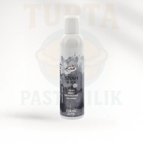 DR.GUSTO METALİK SPREY 250 ML SİYAH ürün görseli 1