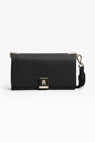 Tommy Hilfiger   TH HER MINI CROSSOVER Kadın Siyah Çanta - AW0AW17949 ürün görseli 1