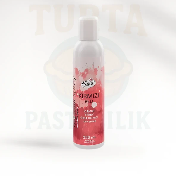DR.GUSTO METALİK SPREY 250 ML KIRMIZI ürün görseli 1