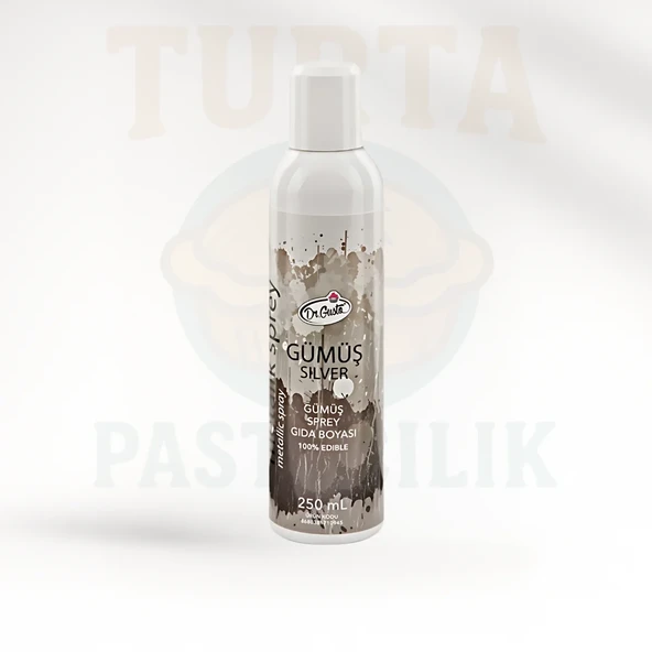 DR.GUSTO METALİK SPREY 250 ML GÜMÜŞ ürün görseli 1