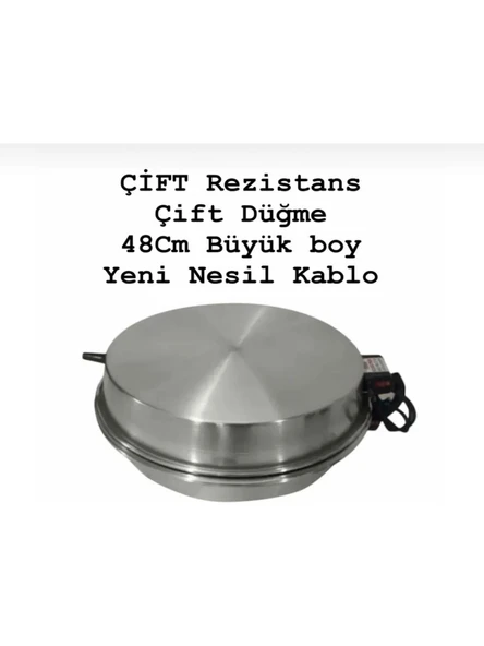 Elektrikli Tandır Fırın 48CM, Ekmek, Lahmacun, Pizza, Topraklı Kablo Büyük Boy ürün görseli 1