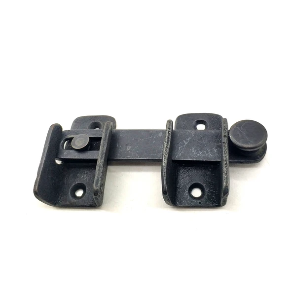 Antika Tarz Dekoratif Pirinç Kapı Mandalı - 57x115 mm, Oksit ürün görseli 1