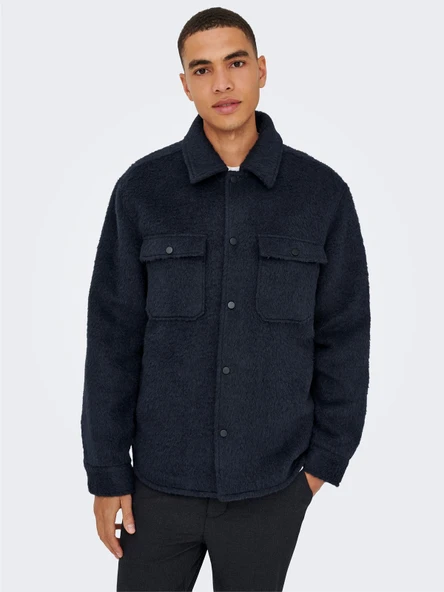 ONSGIO LF PADDED JACKET OTW Erkek Blue Mont - 22034092 ürün görseli 1
