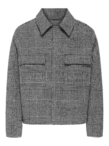 Only & Sons   ONSCLAES STRUC SHACKET OTW Erkek Siyah Ceket - 22034881 ürün görseli 1