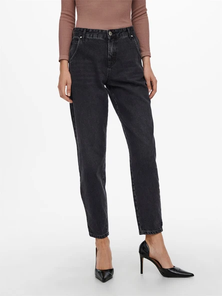 Only   ONLTROY HW CARROT ANK DNM DOT610 NOOS Kadın Siyah Jean - 15236962 ürün görseli 1