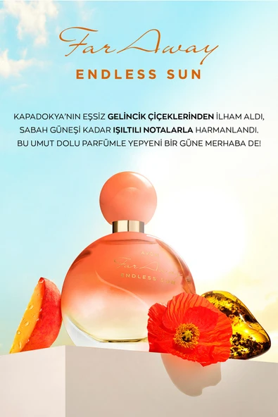 AVON Far Away Endless Sun Kadın Parfüm Edp 50 Ml. - Resim 2