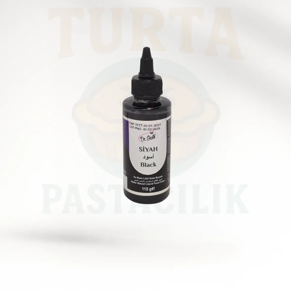 DR.GUSTO LİKİT BOYA SİYAH 115 GR ürün görseli 1