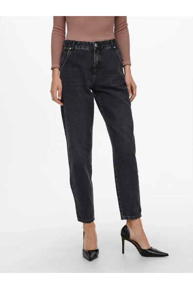 Only   Onltroy Hw Carrot Ank Dot610 Noos Kadın Siyah Jean - 15236962 ürün görseli 1