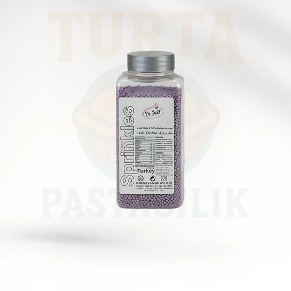 DR.GUSTO SPRINKLES 2 MM  250 GR MOR ürün görseli 1