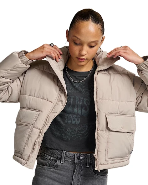 Vans   MTE Aubrey Primaloft Puffer Kadın Yavruağzı Mont - VN000HJV ürün görseli 1