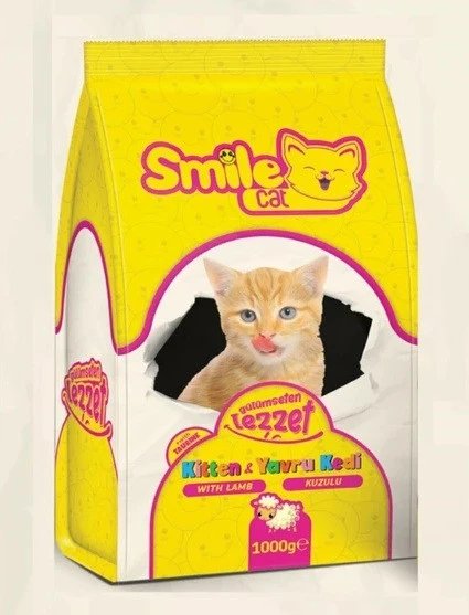 Smile Cat Yavru Kuzulu Mama 1 kg ürün görseli 1