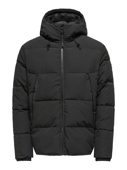 Only & Sons   ONSPETE PUFFER JACKET OTW Erkek Siyah Ceket - 22034728 ürün görseli 1