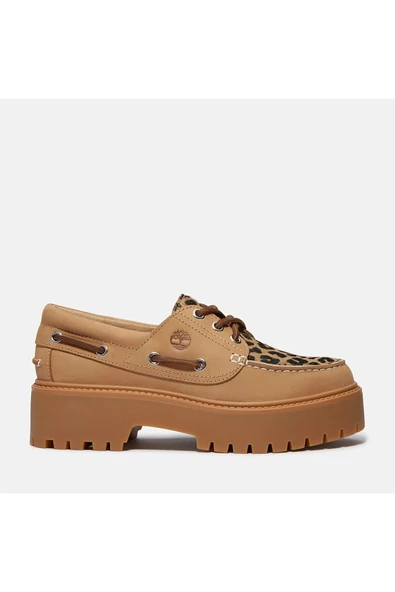 Timberland   STONE STREET BOAT SHOE Kadın MEDIUM BEIGE NUBUCK Tekne Ayakkabısı - TB0A2GVF ürün görseli 1