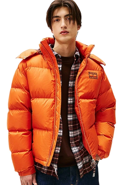 Tommy Hilfiger   TJM ALASKA DOWN PUFFER EXT Erkek Turuncu Mont - DM0DM22036 ürün görseli 1
