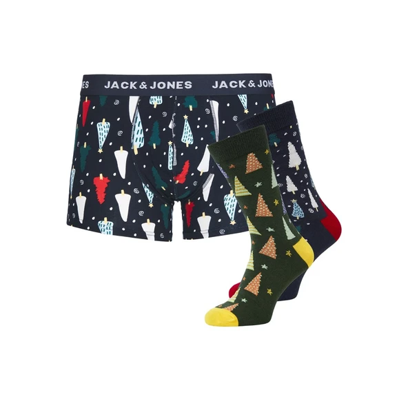 Jack & Jones   Jacnavy Tree Giftbox Erkek Lacivert Hediye Seti - 12228074 ürün görseli 1