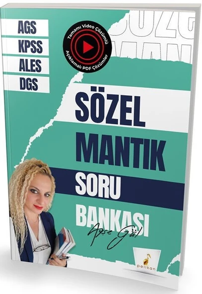 KPSS ALES DGS AGS Sözel Mantık Soru Bankası Pelikan ürün görseli 1
