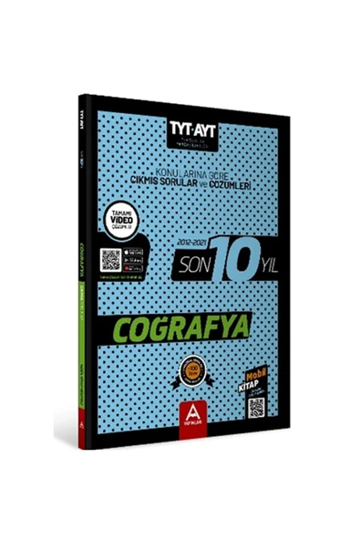 Tyt Ayt Coğrafya Son 10 Yıl Soru Ve Çözümleri ürün görseli 1