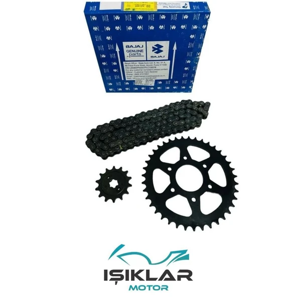 Bajaj Pulsar Rs 200 Zincir Dişli Set Isk062 ürün görseli 1