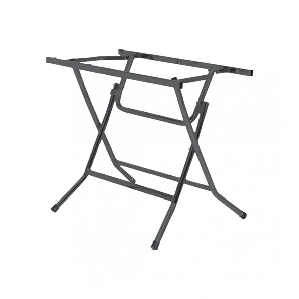 Werzalit Ahşap Dikdörtgen Kare Yuvarlak Masalara Uygun 1 İlk Çerçeveli Katlanabilir Metal Ayak Y:70 Cm Gri ürün görseli 1