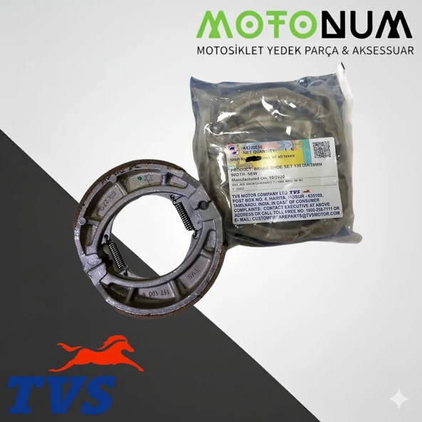 Tvs  Apache Rtr 200 Arka Fren Balatası  Mnk6320590 ürün görseli 1
