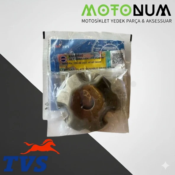 Tvs  Jüpiter 110 Ön Varyatör Plaka Mnk6081040 ürün görseli 1