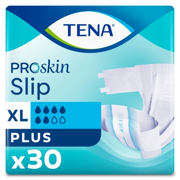 Tena Proskin Slip Plus Belbantlı Ekstra Büyük Boy XL 30'lu Hasta Bezi ürün görseli 1