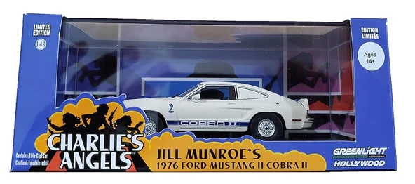 Greenlight Charlie's Angels (1976-1981 TV Serisi) – 1976 Ford Mustang II Cobra II 1/43 Model Araba ürün görseli 1