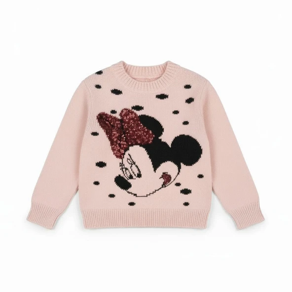 Minnie Kız Çocuk Kazak ürün görseli 1