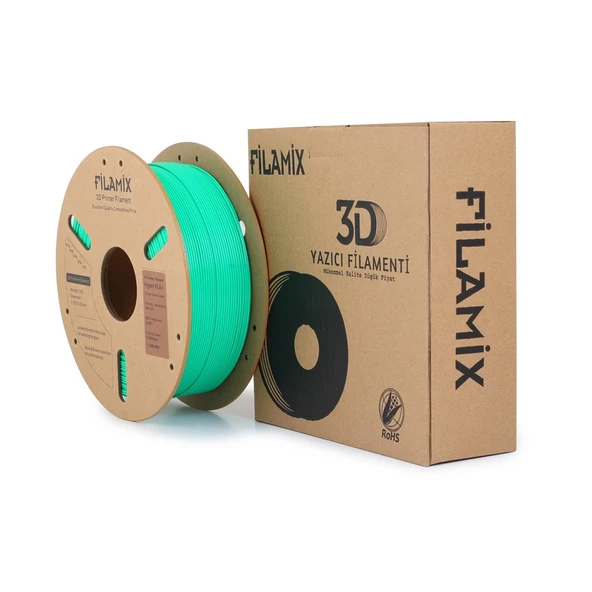 Filamix Hyper Pla Çim Yeşili Filament 1.75mm 1kg - Yüksek Hızlı Pla ürün görseli 1
