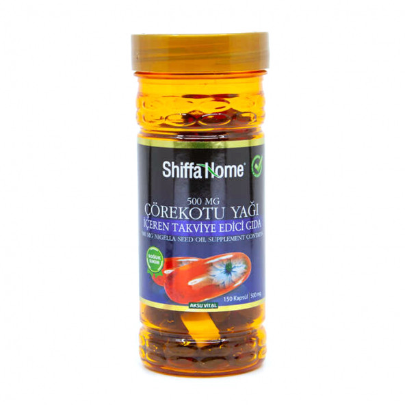 Shiffa home Çörek Otu Yağı  500 mg x 150 softgel ürün görseli 1