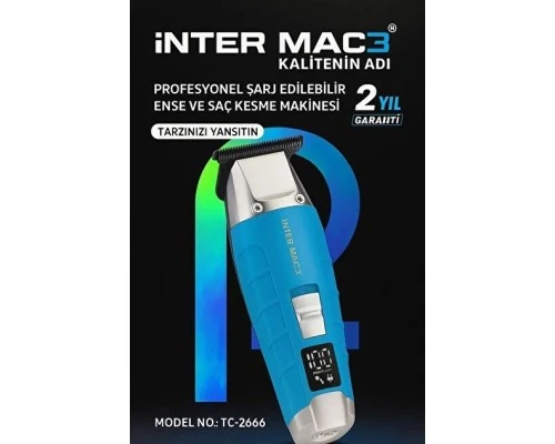 PTTAVM: İnter Mac3 İnter Mac3 Profesyonel Şarj Edilebilir Ense Ve