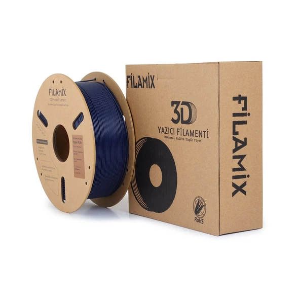 Filamix Hyper Pla Lacivert (Gece Mavisi) Filament 1.75mm 1kg - Yüksek Hızlı Pla ürün görseli 1