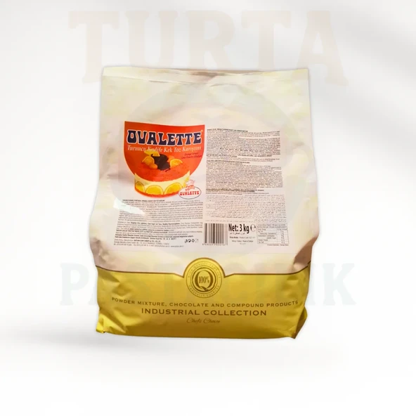 OVALETTE  KADİFE TURUNCU KEK 3 KG ürün görseli 1