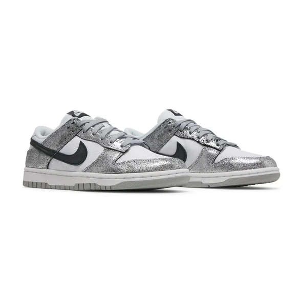 Dunk Low Golden Gals Metallic Silver - Resim 3