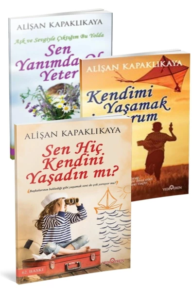 Alişan Kapaklıkaya Kitap Seti 3 Kitap Takım - Yediveren Yayınları ürün görseli 1