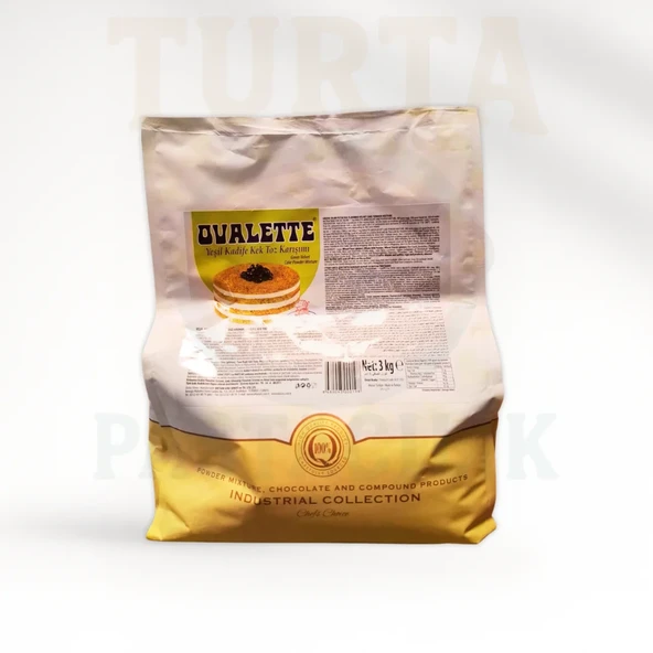 OVALETTE  KADİFE YEŞİL KEK 3 KG ürün görseli 1