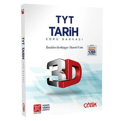TYT 3D Tarih Tamamı Video Çözümlü Soru Bankası 3D Yayınları ürün görseli 1