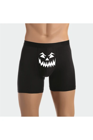 TexKid Boxer Halloween Temalı Eğlenceli Hediye Erkek Man Boxer ürün görseli 1