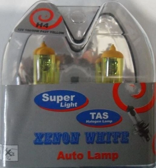 SUPER LIGHT 12V H4 SARI HALEGON AMPUL (TK) ürün görseli 1