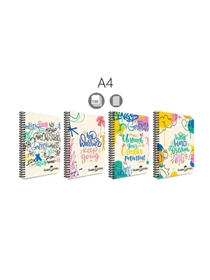 Faber Castell Defter Grafiti Pp Kapak Spiralli 120 Yaprak Çizgili 5075000431000 ürün görseli 1